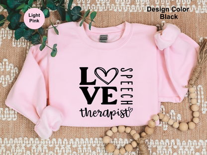 LOVE-Speech Therapy Sweatshirt