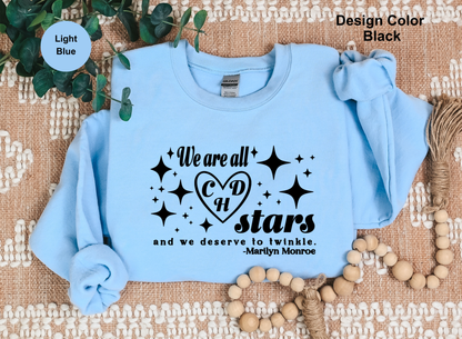 Twinkling Stars-CHD Awareness Sweatshirt