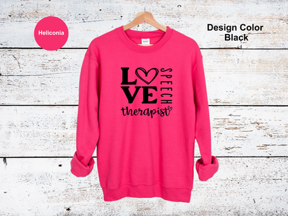LOVE-Speech Therapy Sweatshirt