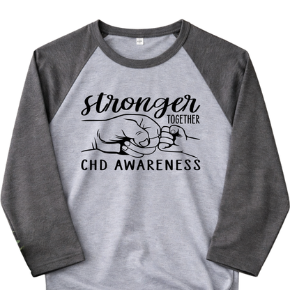 Stronger Together | Heart Dad CHD Awareness Tee
