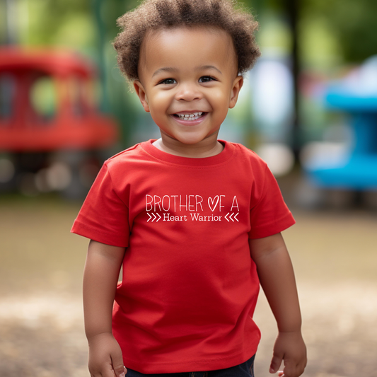 Heart Month CHD Awareness | Brother of a Heart Warrior-Kids Sizes