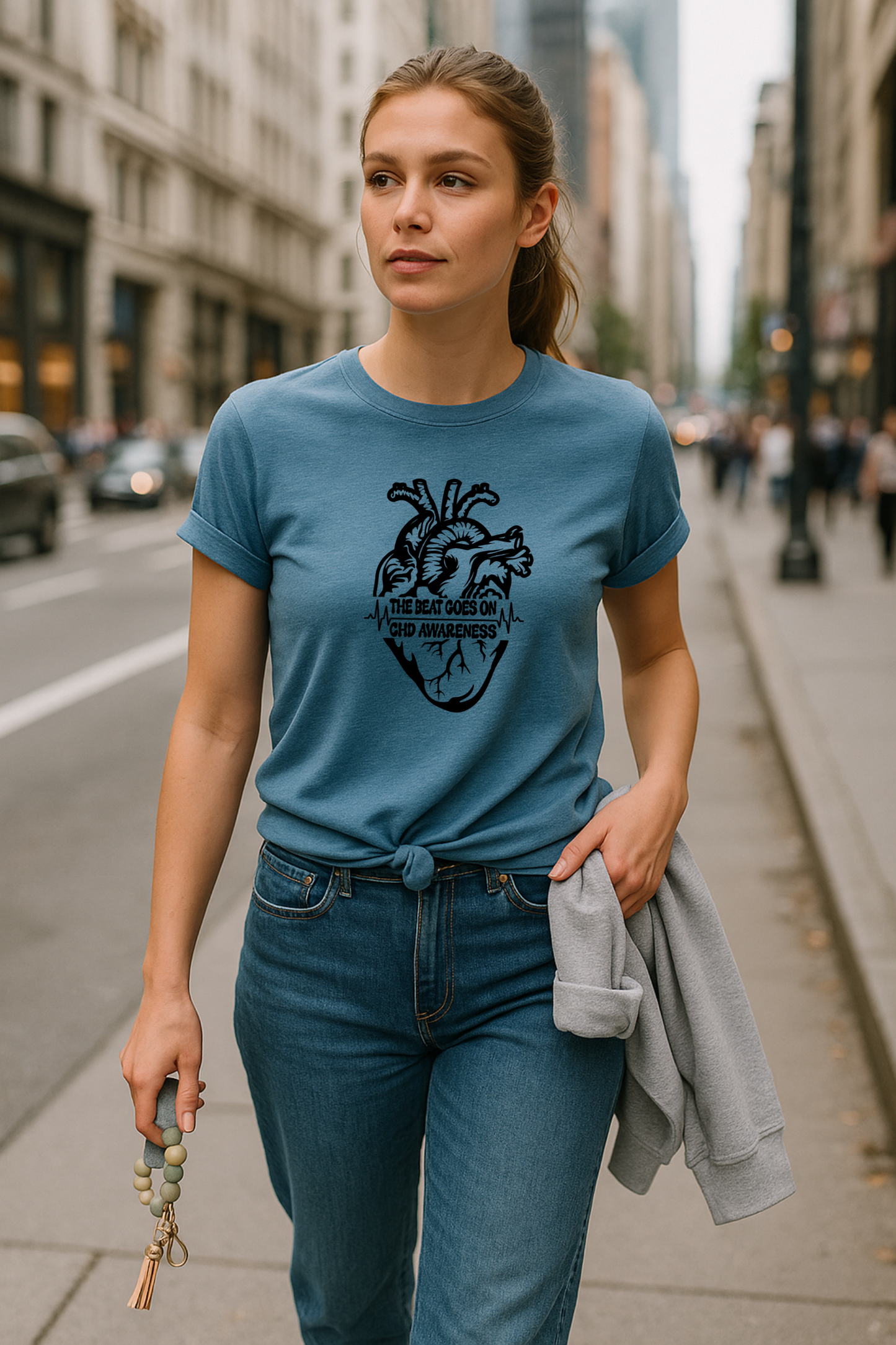 The Beat Goes On – CHD Tee for Heart Families & Supporters