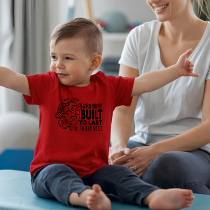 Built To Last CHD Awareness | Heart Warrior Tee