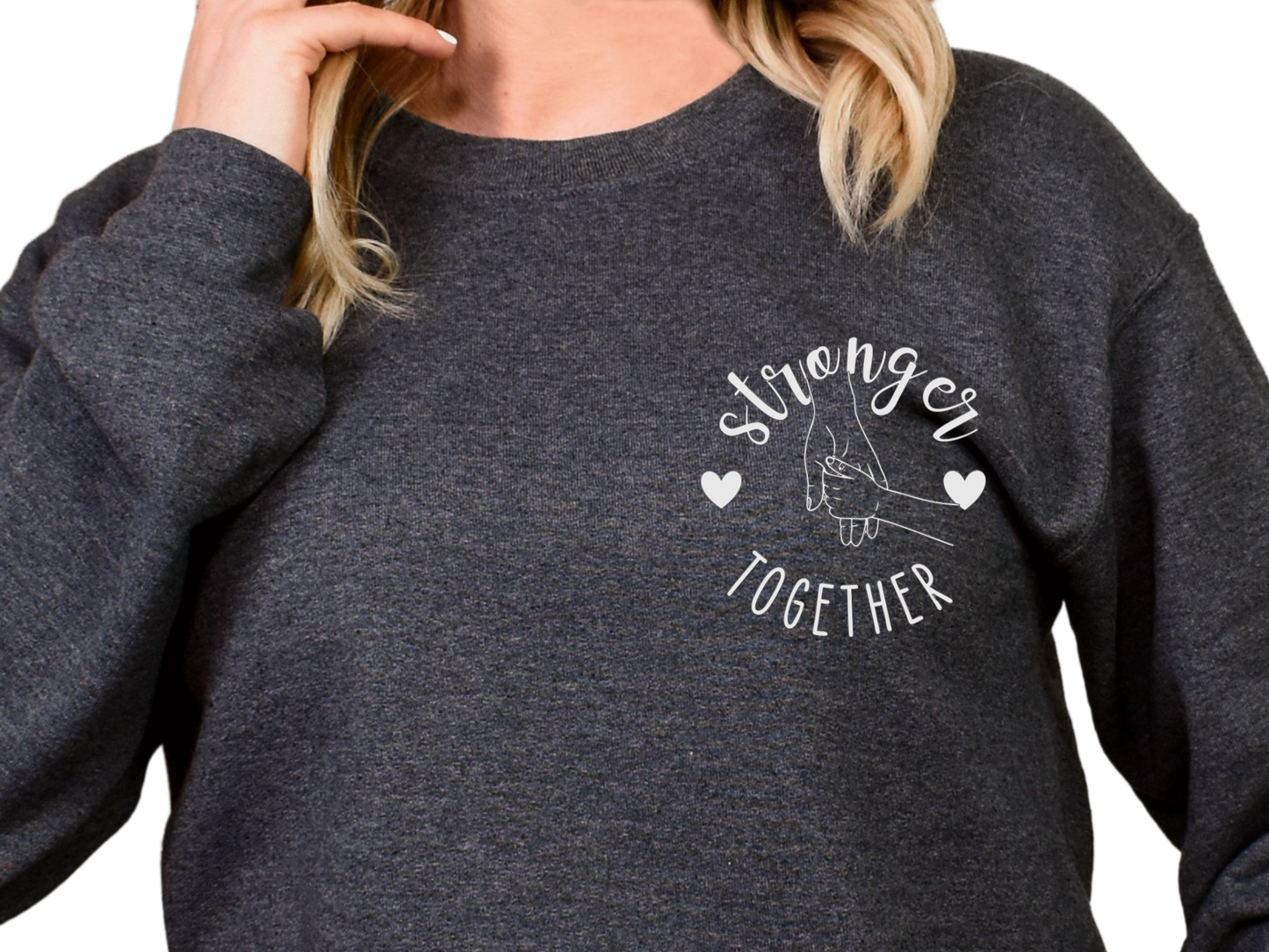 CHD Mama Sweatshirt – Cozy Gildan Crewneck for Proud Heart Moms | Share Your Child’s Story in Comfort | Unbreakable Love – Mom and Toddler