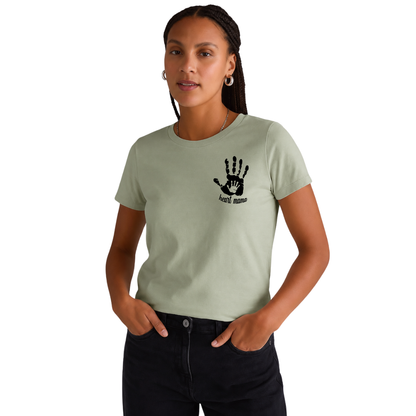 Handprint Heart Mama Tee | CHD Awareness Apparel