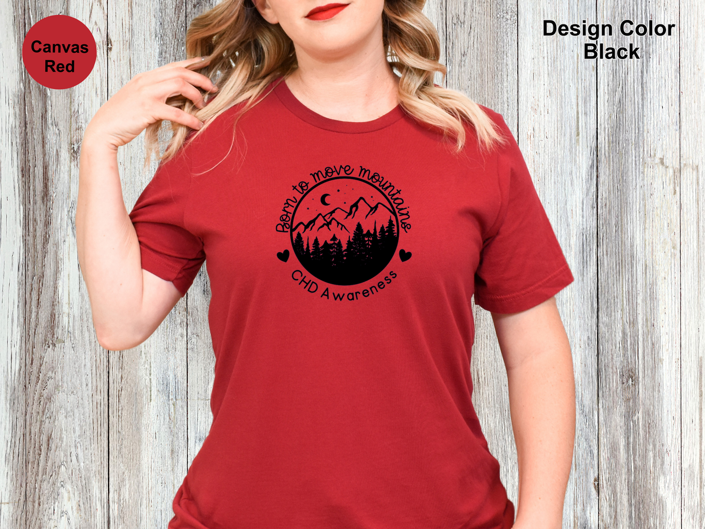 Born To Move Mountains CHD Shirt
