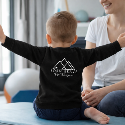 Brave Heart Club CHD Awareness Sweatshirt | Heart Warrior-Kids