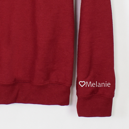 Heart Warrior Grandma Sweatshirt – Personalized Gildan Crewneck | CHD Awareness