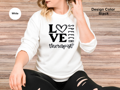 LOVE-Speech Therapy Sweatshirt