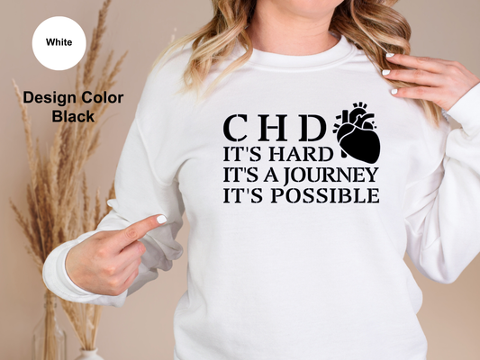 It’s Possible – CHD Sweatshirt for Heart Warriors & Supporters