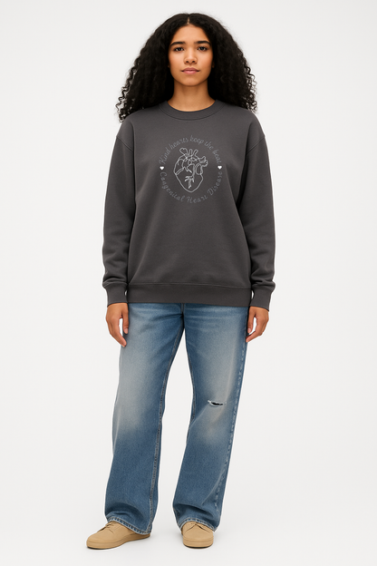 Kind Hearts– CHD Awareness Sweatshirt For Heart Families & Supporters