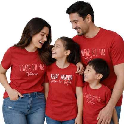 Family Bundle-I Wear Red For a Warrior