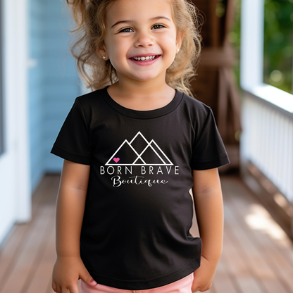 Custom Birthstone Heart T-Shirt | Choose Your Heart Color to Tell Your Story