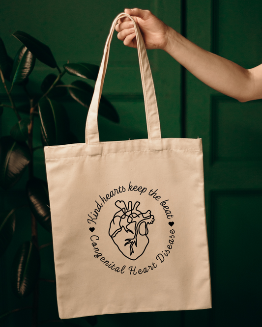 Kind Hearts keep the beat-CHD Tote