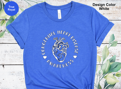 Human Heart – CHD Awareness Graphic Tee for Families & Supporters