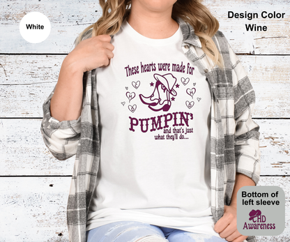 Hearts Were Made for Pumpin’ – CHD Tee for Families & Supporters
