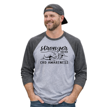 Stronger Together | Heart Dad CHD Awareness Tee