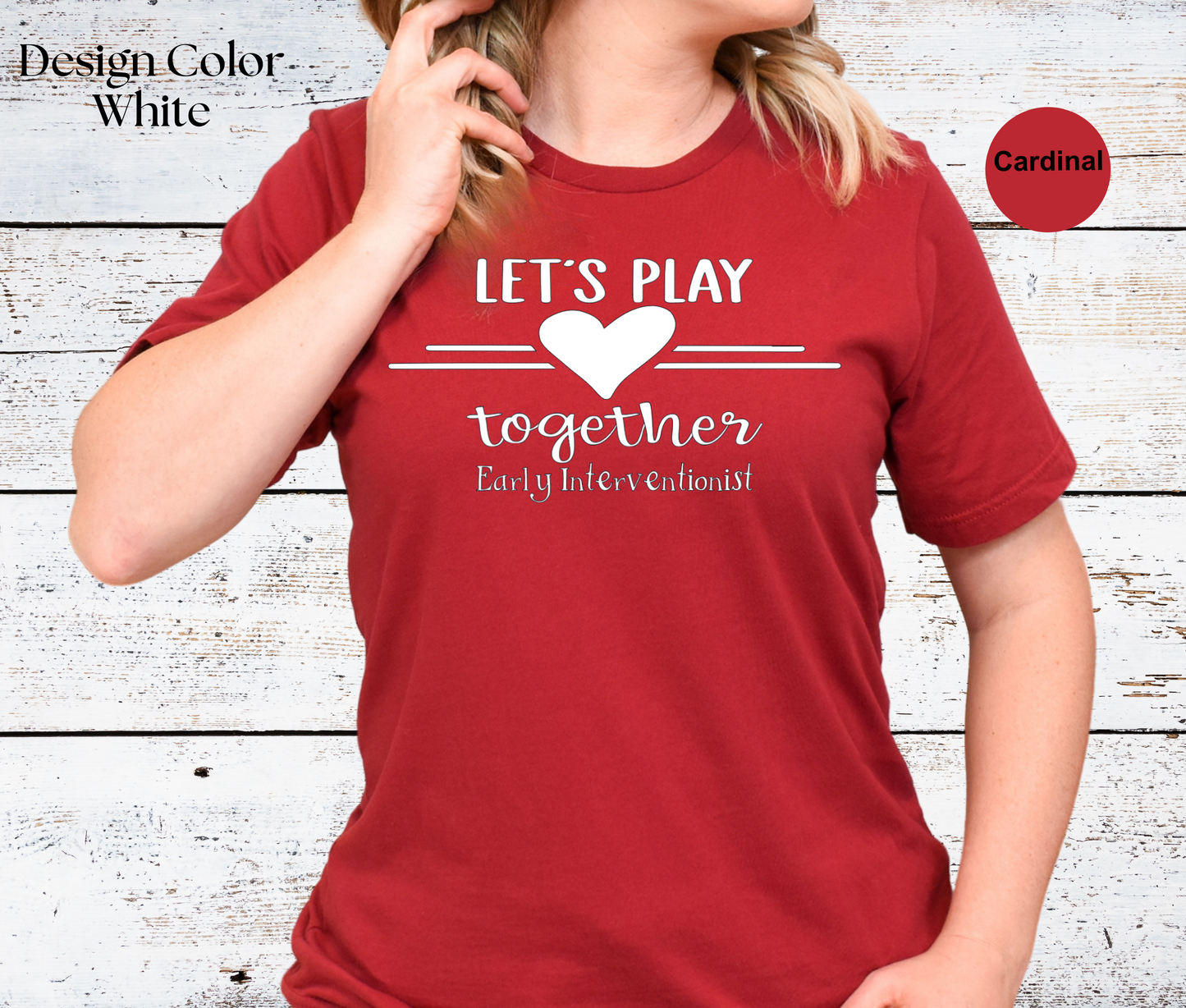 Let's Play-Early Interventionist T-Shirt