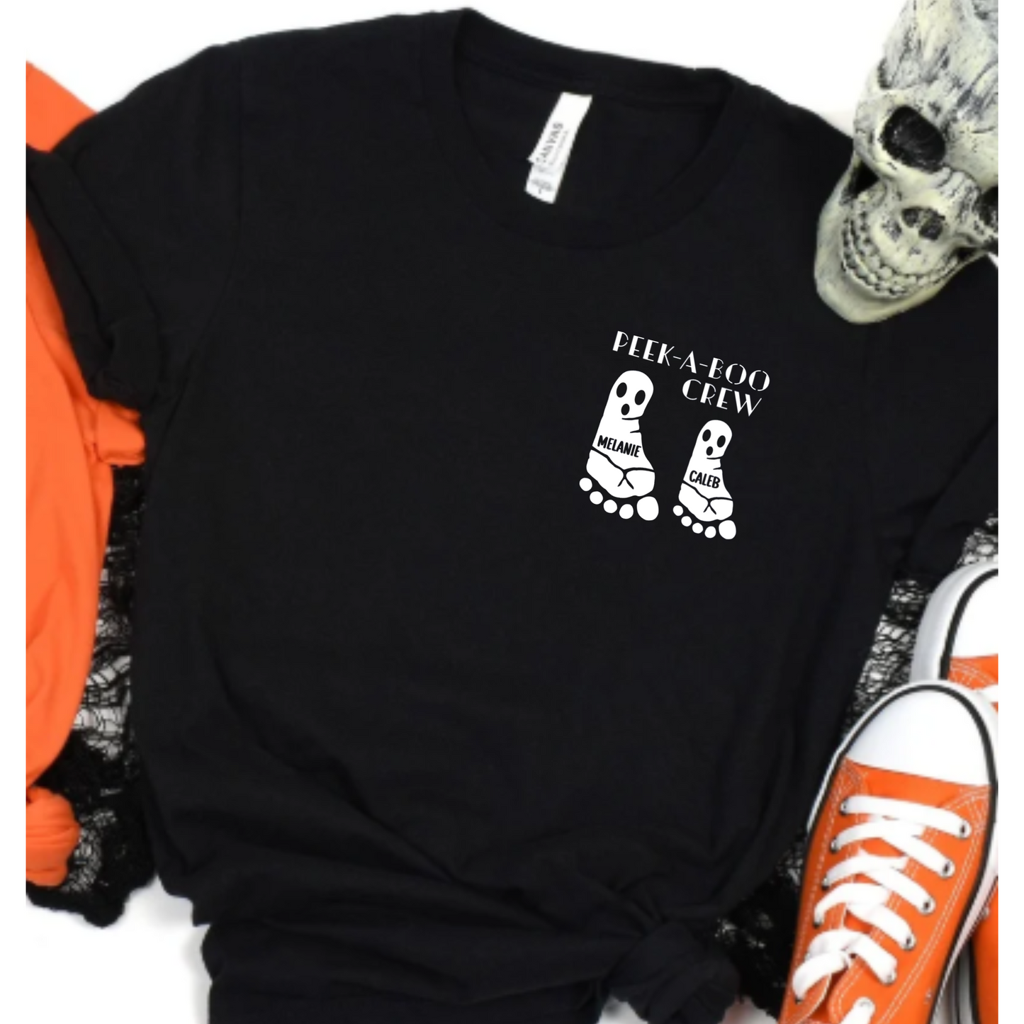 Peek-A-Boo Crew-Shirt