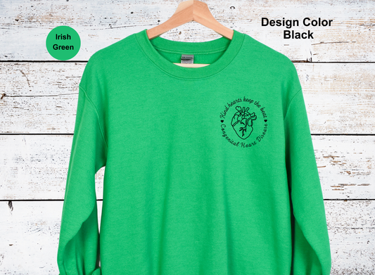Kind Hearts Left Chest-CHD Sweatshirt