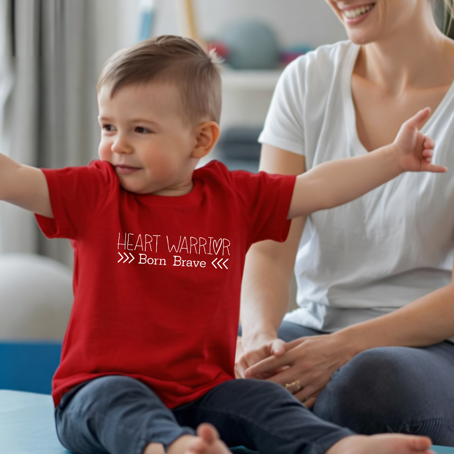 Heart Month CHD Awareness | Heart Warrior-Kids Sizes