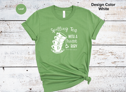 Spillin’ the Tea – CHD Nurse Tee for Cardiac Teams
