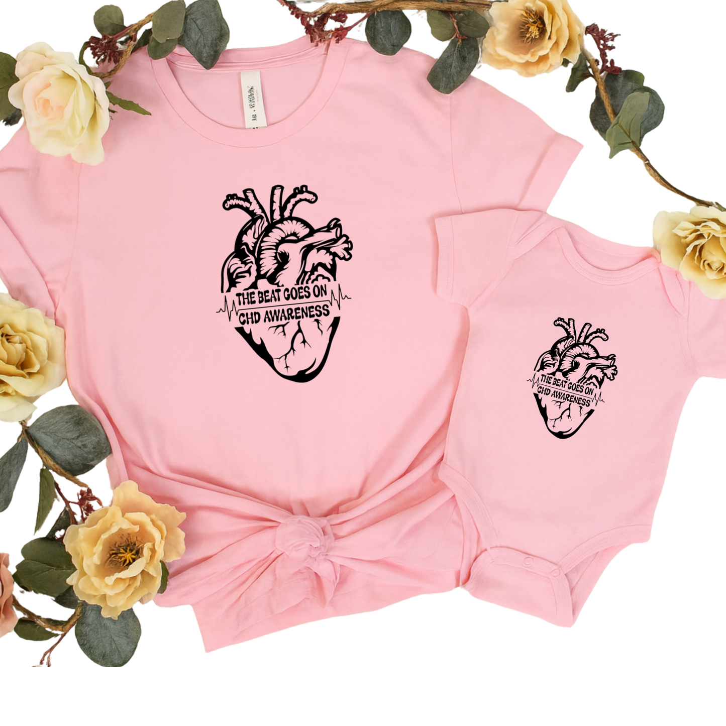 Beat Goes On- Mommy  & Me Onesie Set | Shirts Made for Matching Memories