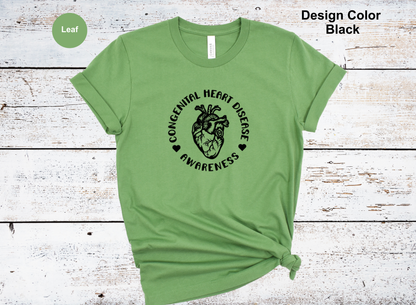 Human Heart – CHD Awareness Graphic Tee for Families & Supporters