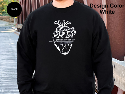 The Beat Goes On-CHD Awareness-Sweatshirt