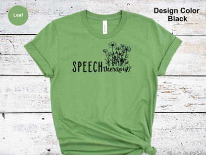 Flower Garden-Speech Therapy Shirt
