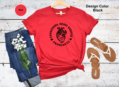 Human Heart – CHD Awareness Graphic Tee for Families & Supporters