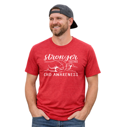 Stronger Together | Heart Dad CHD Awareness Tee