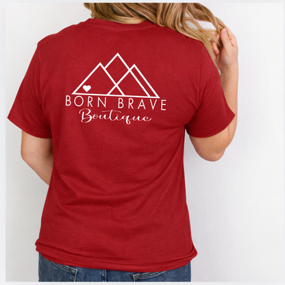 Heart Month Family Tee– I Wear Red for a Heart Warrior