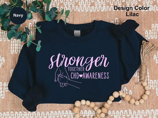 Unbreakable Love-CHD Awareness Sweatshirt-Toddler Hand