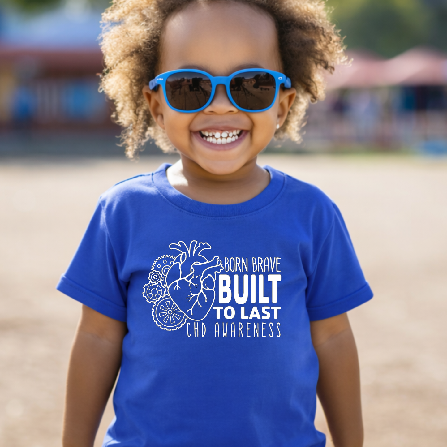 Built To Last CHD Awareness | Heart Warrior Tee