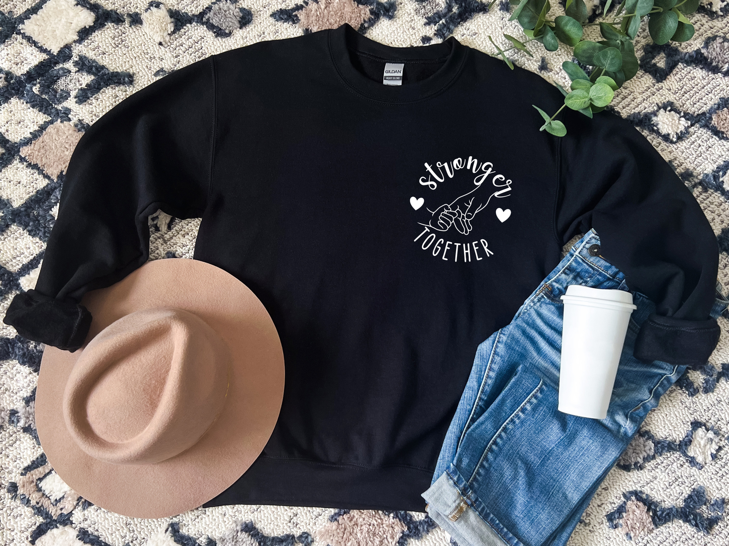 CHD Mama Sweatshirt – Cozy Gildan Crewneck for Proud Heart Moms | Share Your Child’s Story in Comfort | Unbreakable Love – Mom and Baby