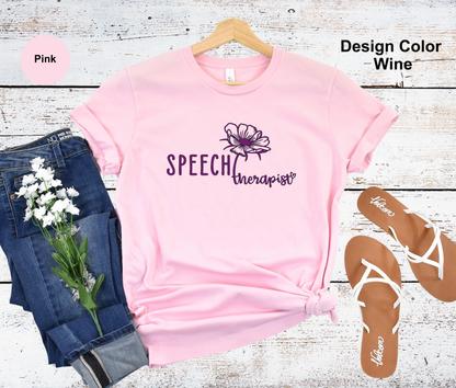 Delicate Flower-Speech Therapy Shirt