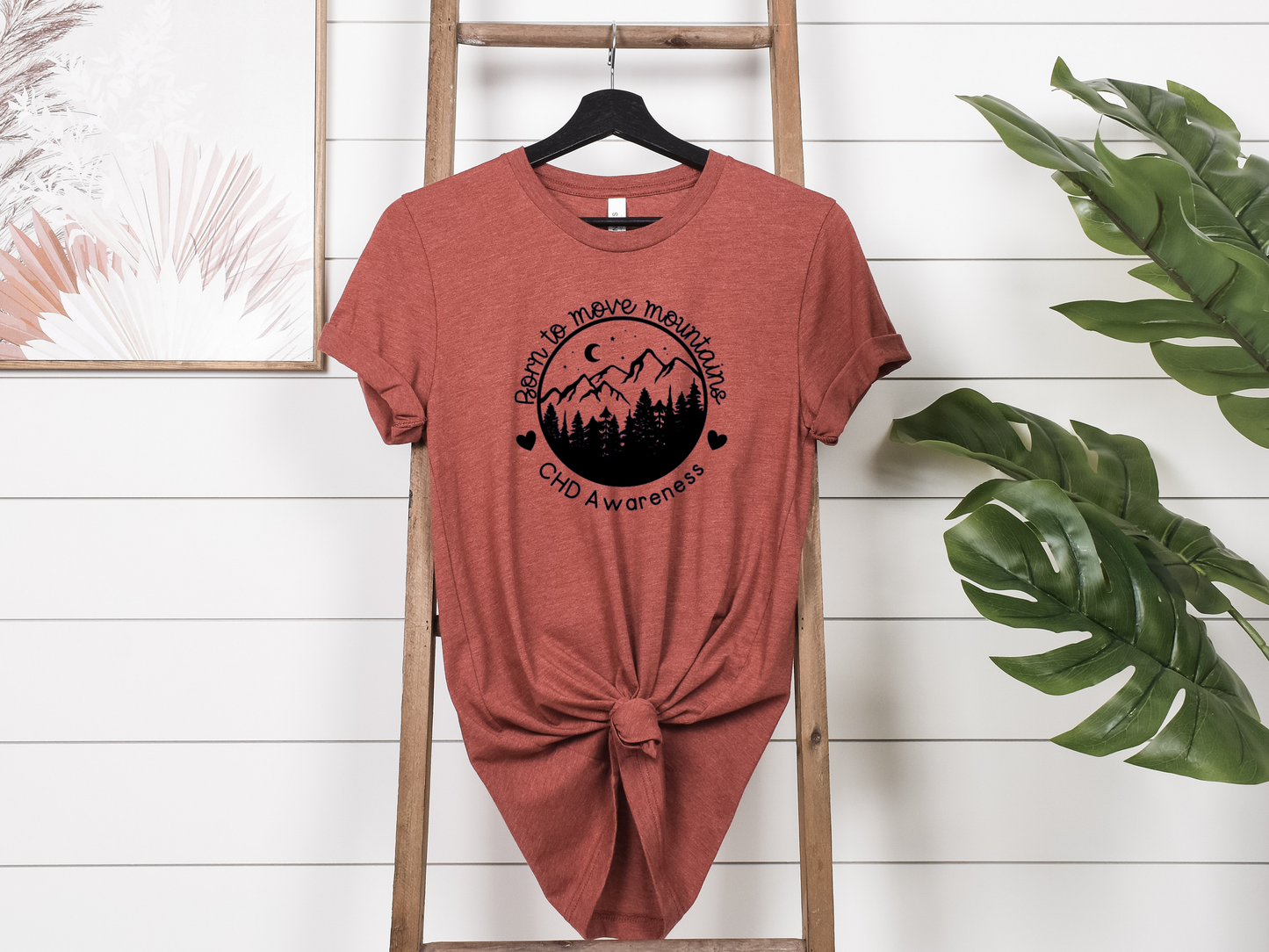 Born to Move Mountains – Bella Canvas CHD Awareness Tee