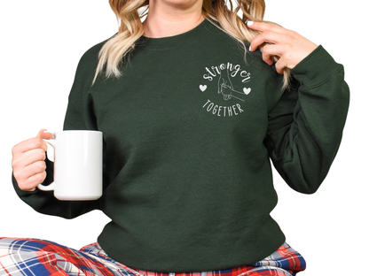 CHD Mama Sweatshirt – Cozy Gildan Crewneck for Proud Heart Moms | Share Your Child’s Story in Comfort | Unbreakable Love – Mom and Toddler