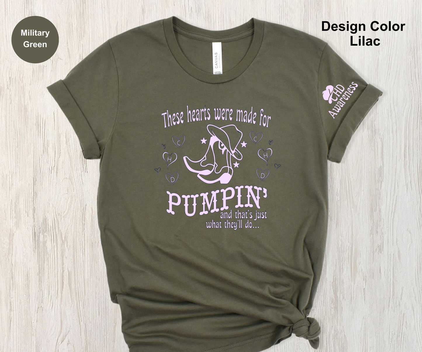 Hearts Were Made For Pumpin-CHD Awareness Shirt