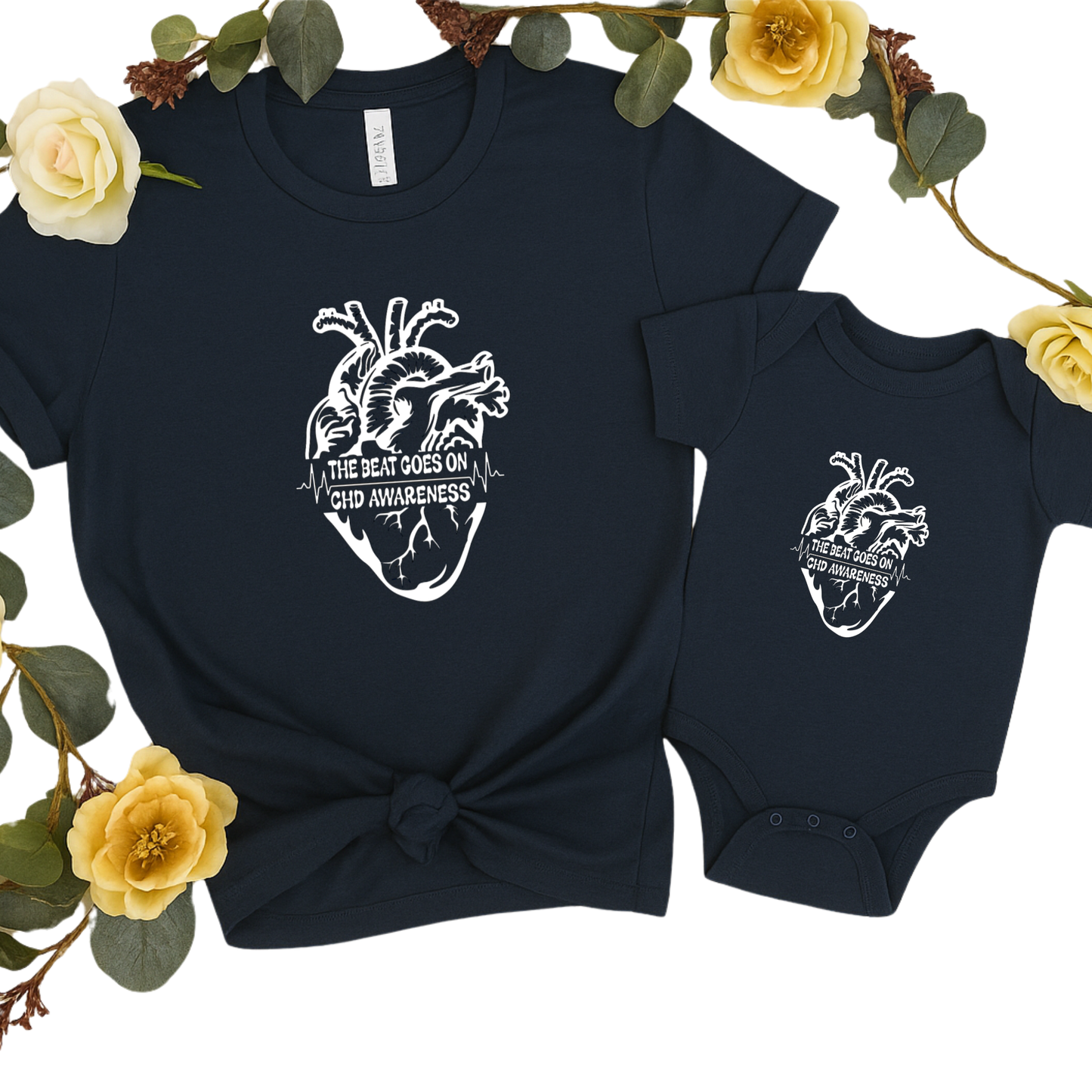 Beat Goes On- Mommy  & Me Onesie Set | Shirts Made for Matching Memories