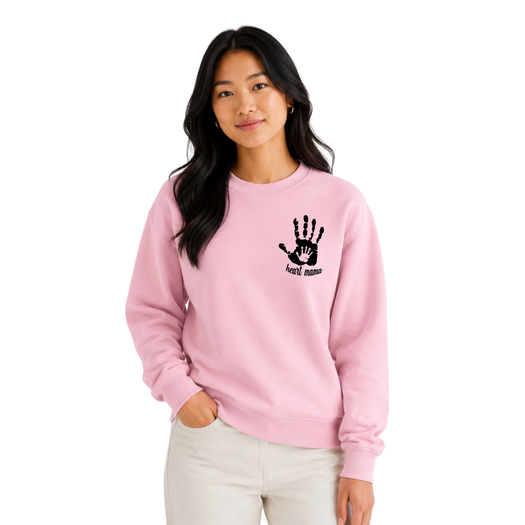Handprint Heart Mama Tee | CHD Awareness Apparel