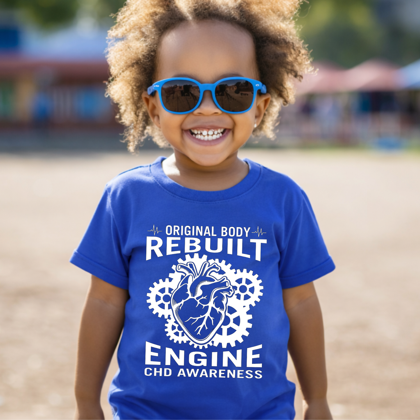 Rebuilt Engine CHD Awareness | Heart Warrior Tee