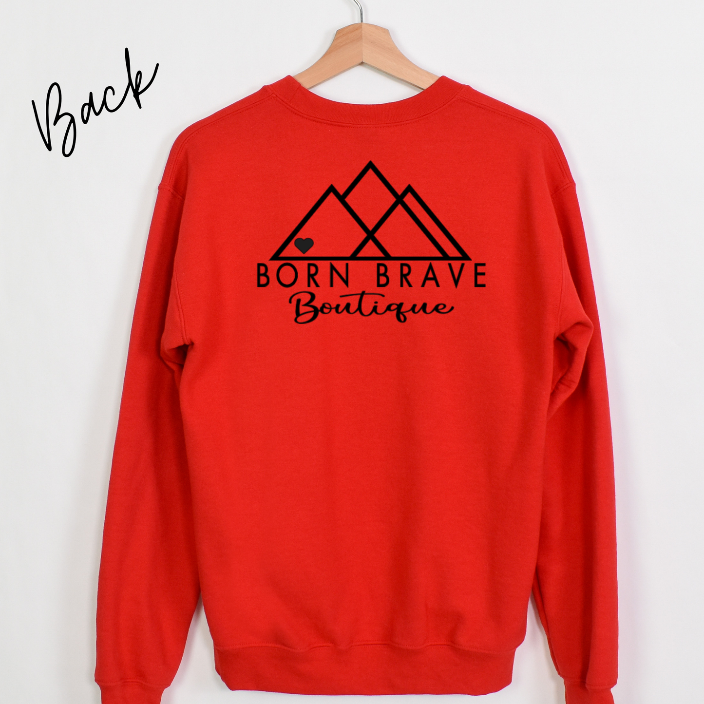 I Wear Red For CHD Awareness Sweatshirt – Gildan Crewneck for Grandpa