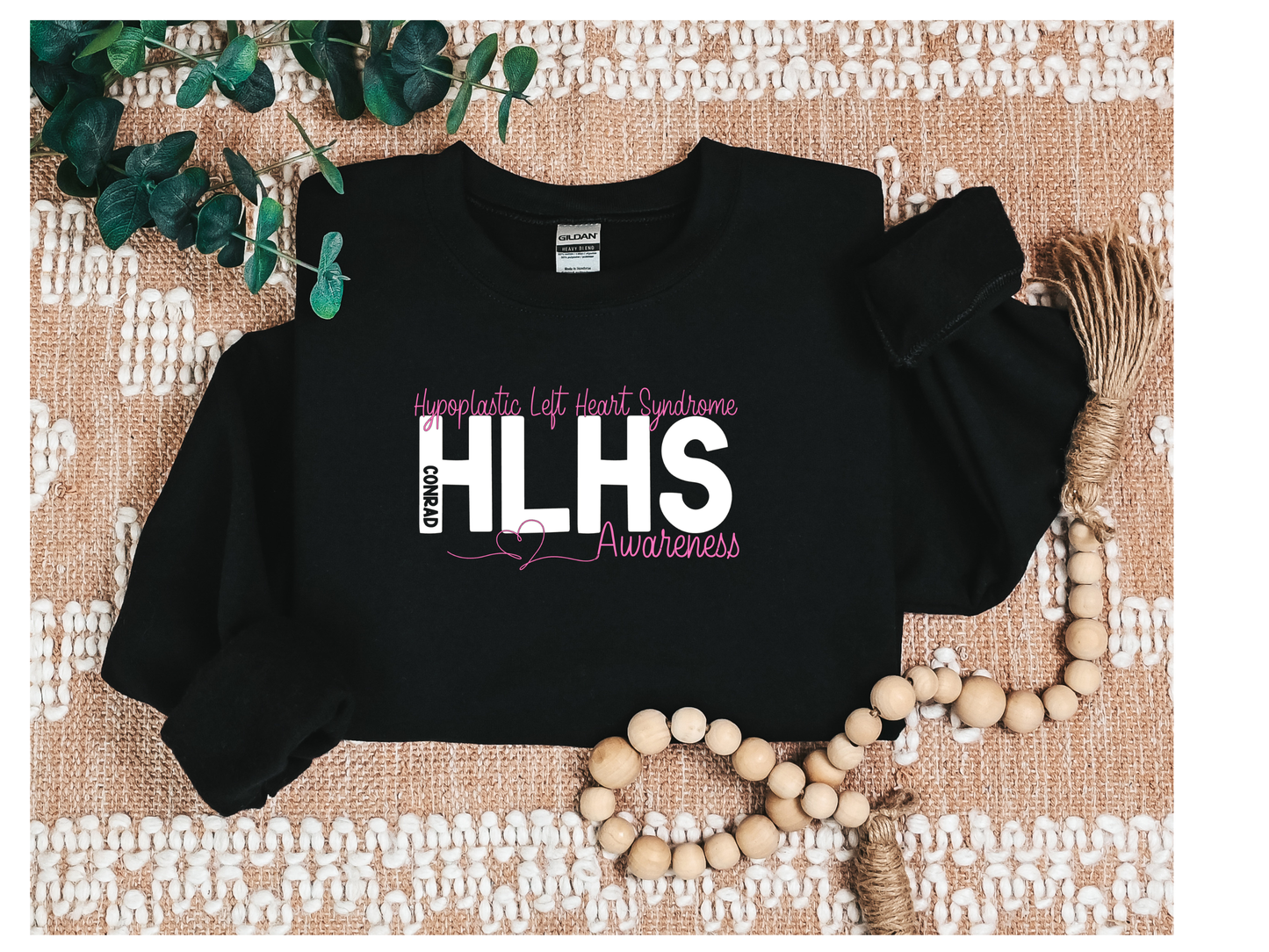 Hypoplastic Left Heart Syndrome – CHD HLHS Awareness Sweatshirt for Heart Families