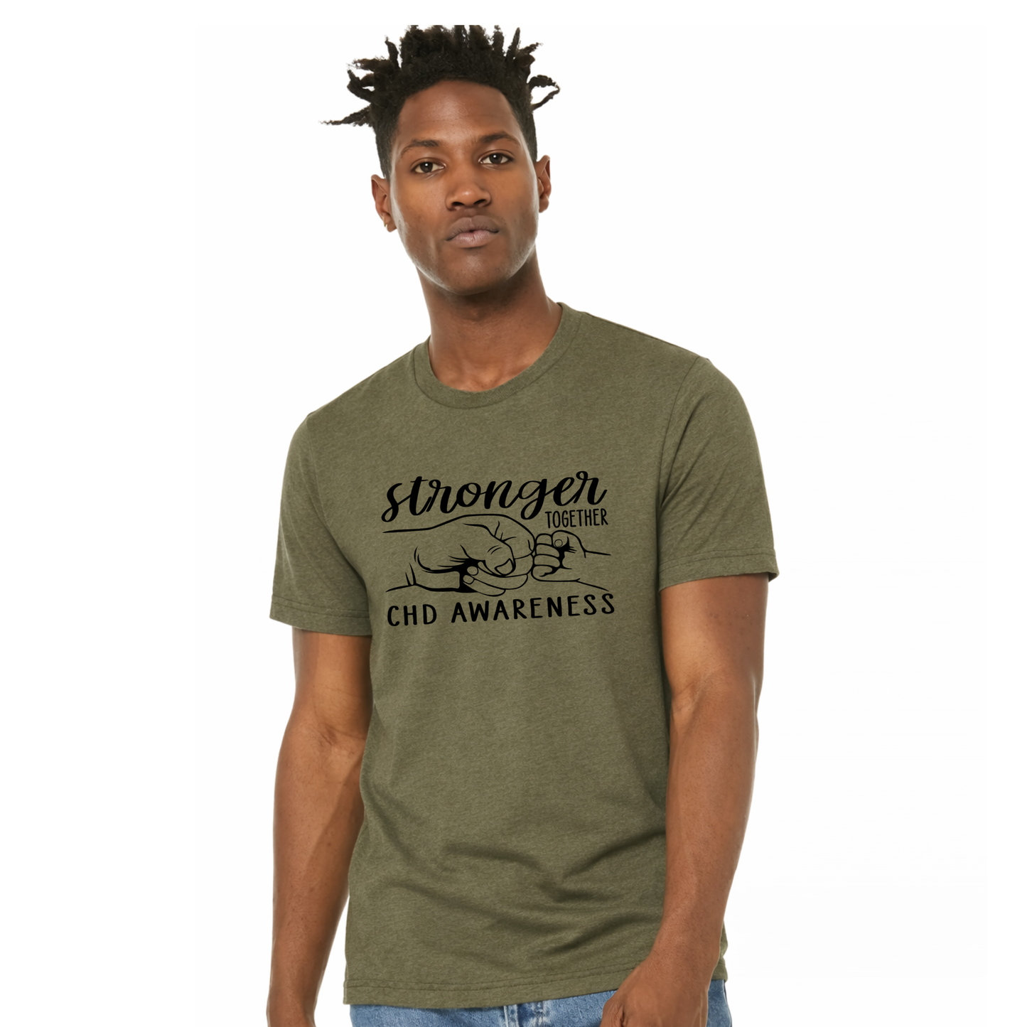 Stronger Together | Heart Dad CHD Awareness Tee