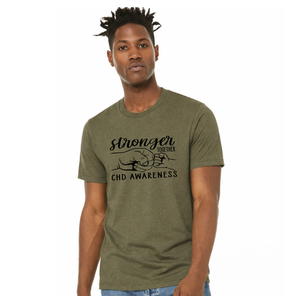Stronger Together | Heart Dad CHD Awareness Tee