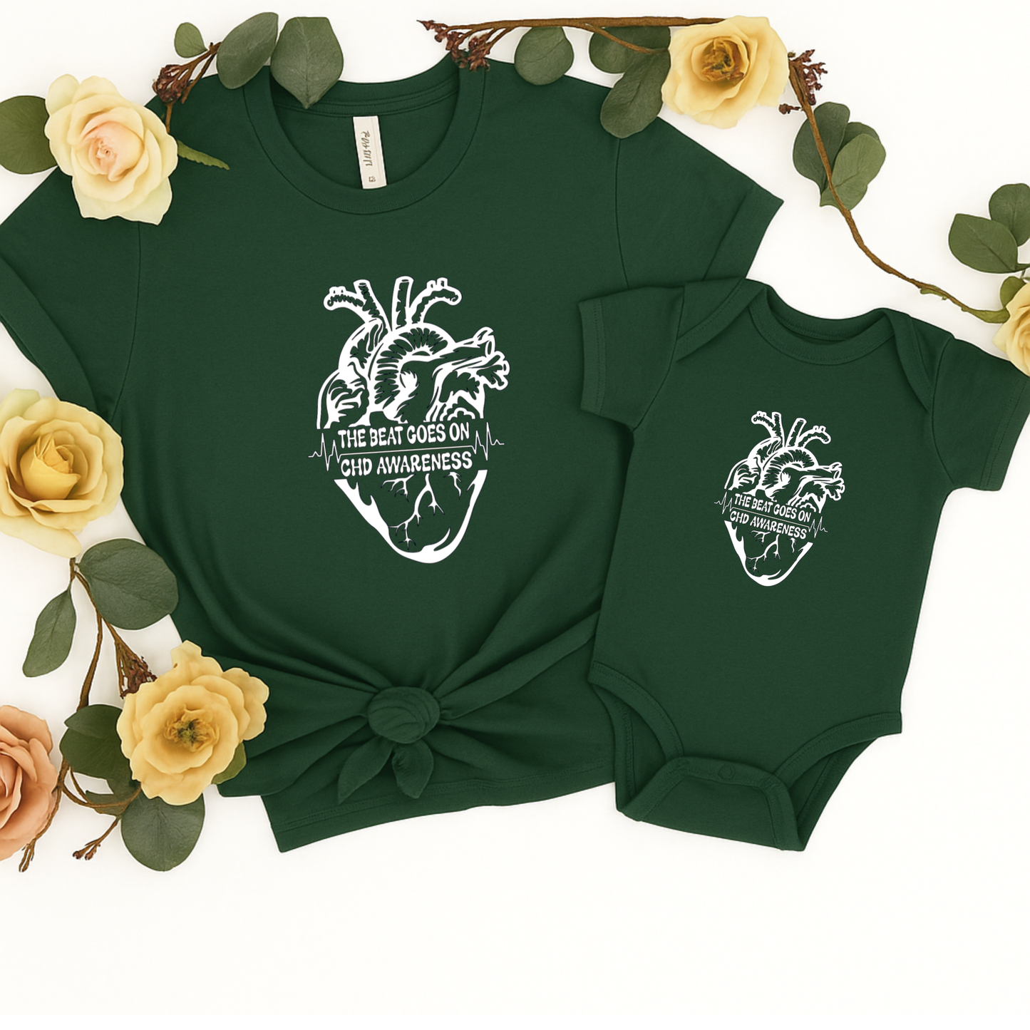 Beat Goes On- Mommy  & Me Onesie Set | Shirts Made for Matching Memories