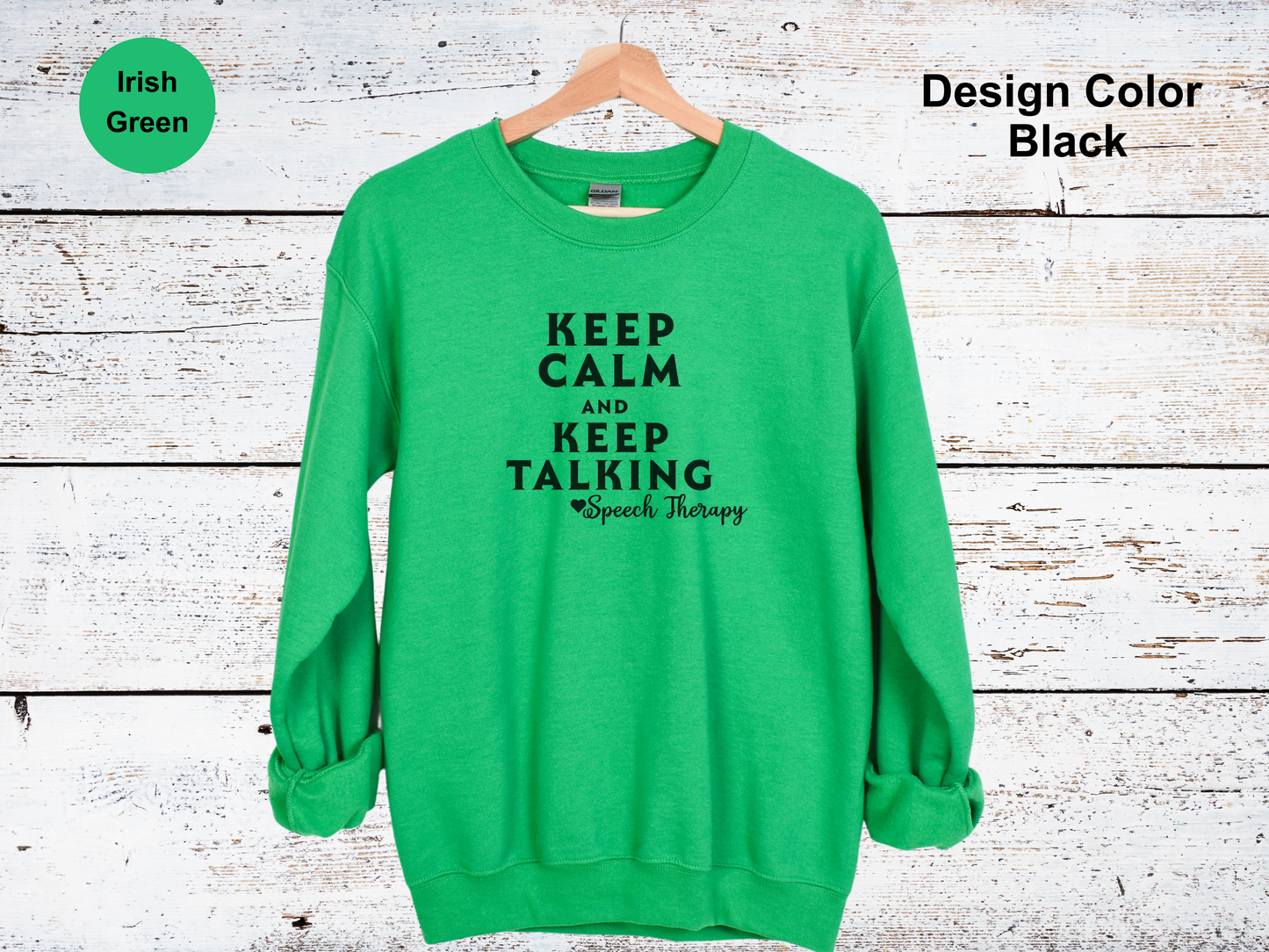 Keep Calm-Speech Therapy Sweatshirt