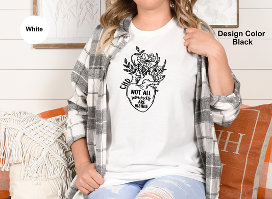 Not All Wounds Are Visible – CHD Awareness Shirt